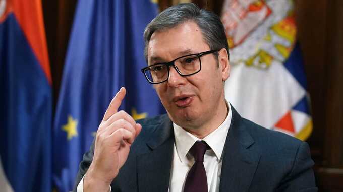 Вучич с Красной площади заявил, что не боится наказания от Евросоюза