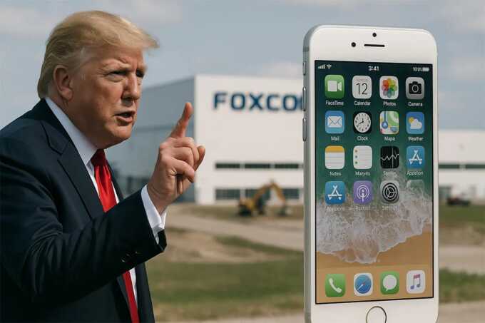 Apple переносит производство: Трамп призывает вернуться в США
